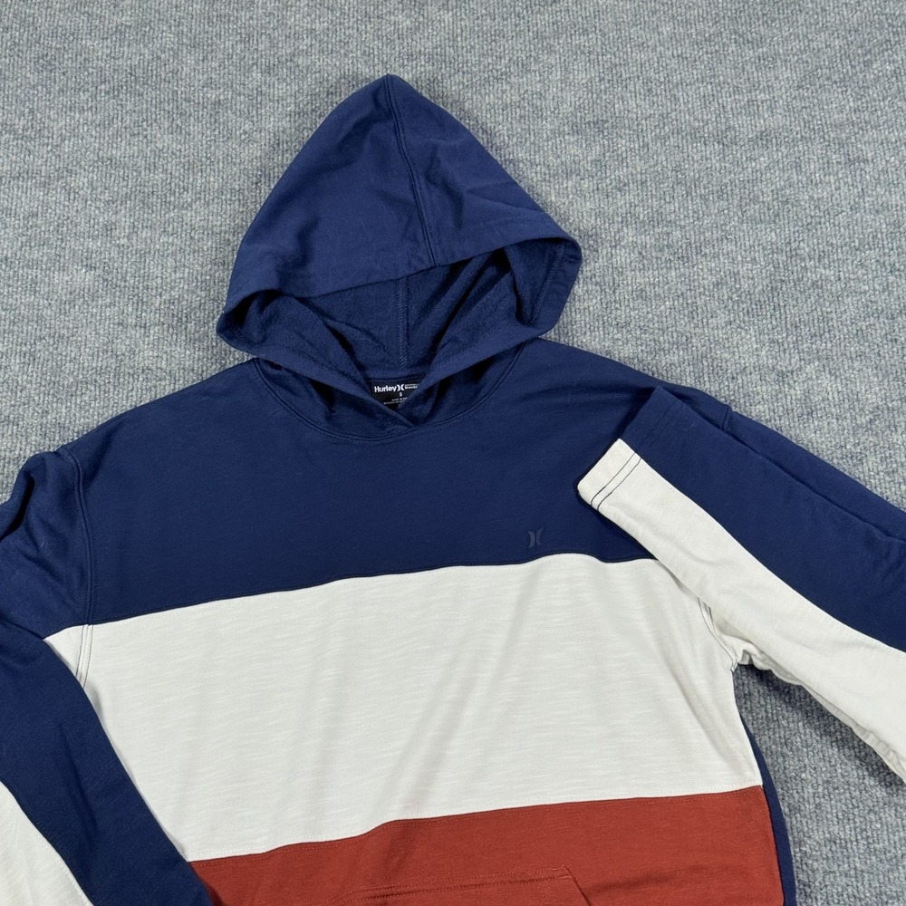 Hurley Hoodie Mens Small Pullover Buckle Exclusive Casual Sweatshirt Color Block